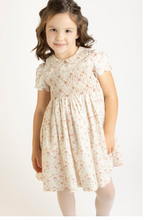 Load image into Gallery viewer, LULI &amp; ME WHISMICAL SMOCK  DRESS | BURGUNDY