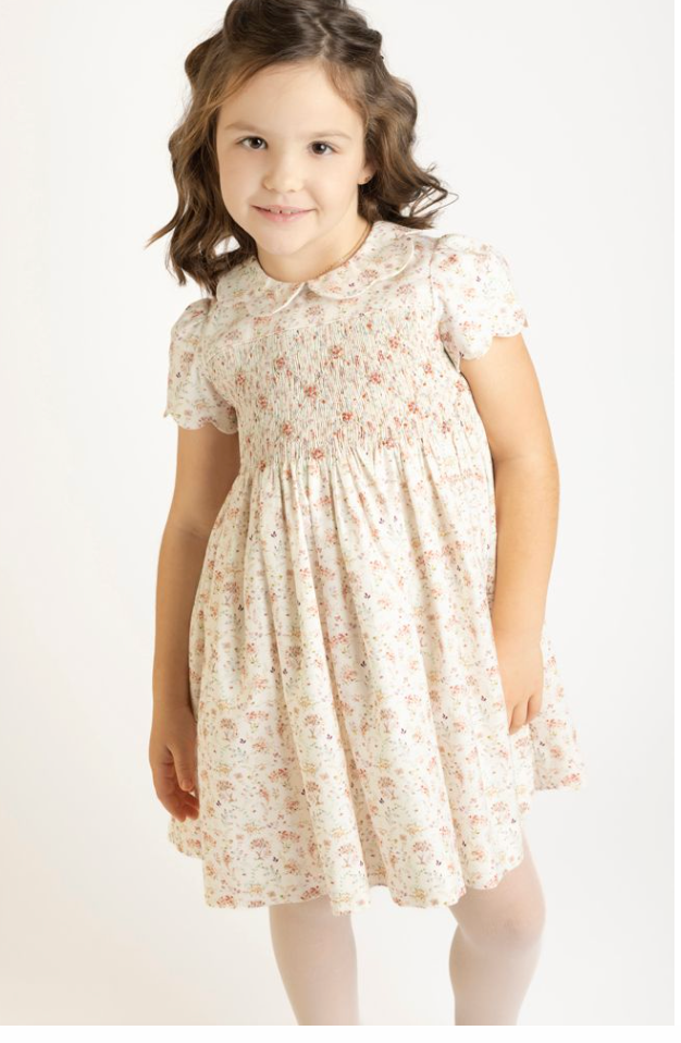 Luli & Me Whismical Smock Dress