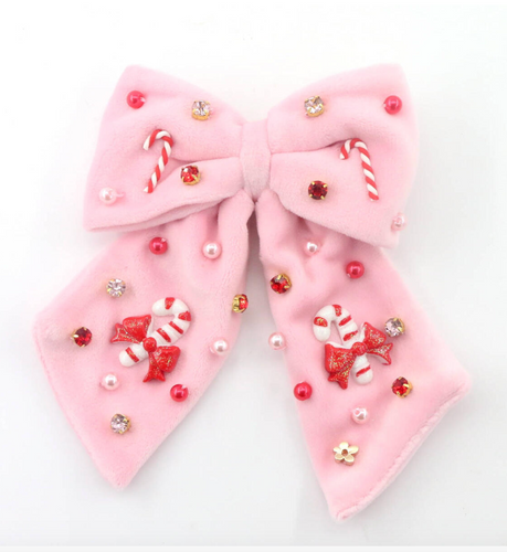 CANDY CANE LANE HAIR BOW | POPPYLAND A KINGDOM OF CUTENESS