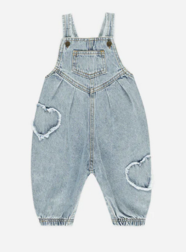 RYLEE & CRU VINTAGE OVERALL || LIGHT WASHED DENIM