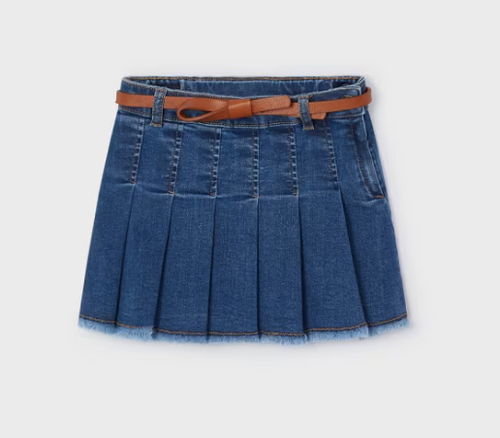 DENIM SKIRT WITH A BELT | MAYORAL