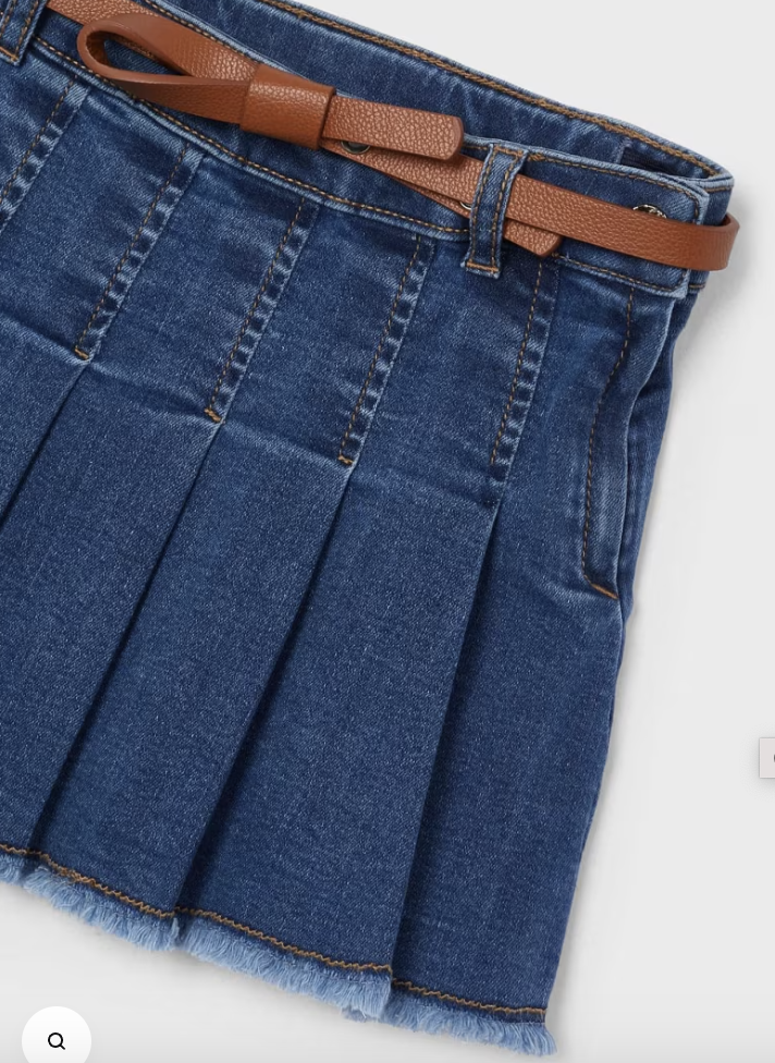 DENIM SKIRT WITH A BELT | MAYORAL