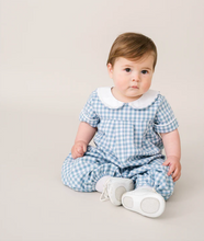Load image into Gallery viewer, PRECIOUS PLEATED ROMPER | STONE BLUE  ON SALE