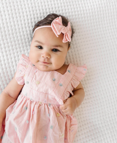 BABY BLING  FAB SKINNY HEADBAND IN ROSE QUARZ