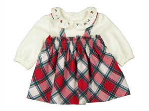 mayoral christmas dress Mayoral - Girls Red Knitted Reindeer Dress