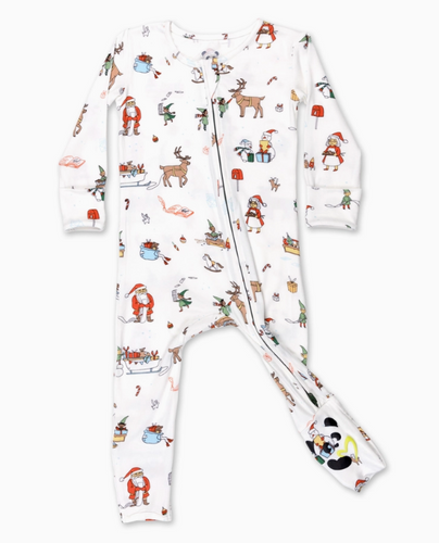 BELLABU BEAR SANTA' WORKSHOP CONVERTIBLE FOOTIE