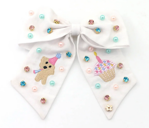 BIRTHDAY HAIR BOW | POPPYLAND A KINGDOM OF CUTENESS