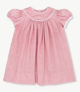 ROSIE DRESS REDFORD RED WINDOWPANE | LULLABY SET