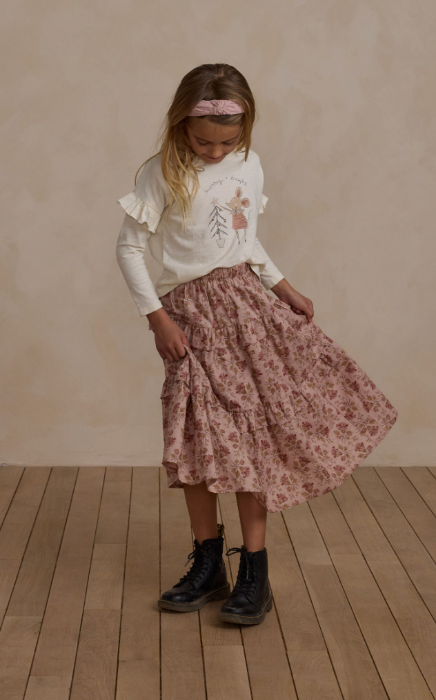 RYLEE & CRU RUFFLE MIDI SKIRT | FRENCH GARDEN – Lullaby Baby And Child