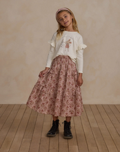 Load image into Gallery viewer, RYLEE &amp; CRU RUFFLE MIDI SKIRT | FRENCH GARDEN