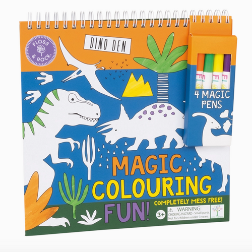 DINO COLORING FUN | FLOSS & ROCK