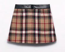 Load image into Gallery viewer, ABEL &amp; LULA GIRLS KNIT PLAID SKIRT | 5518