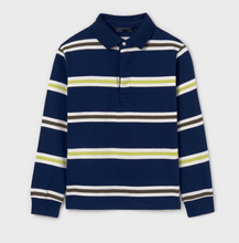 Load image into Gallery viewer, MAYORAL PRETEEN BOY STRIPED POLO SHIRT | 7102