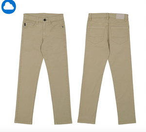 MAYORAL PRETEEN SLIM FIT BASIC PANT | WALNUT 582