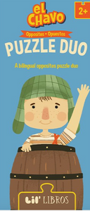 El Chavo: Opposites / Opuestos Puzzle Duo 20 Piece.  PUZZLE