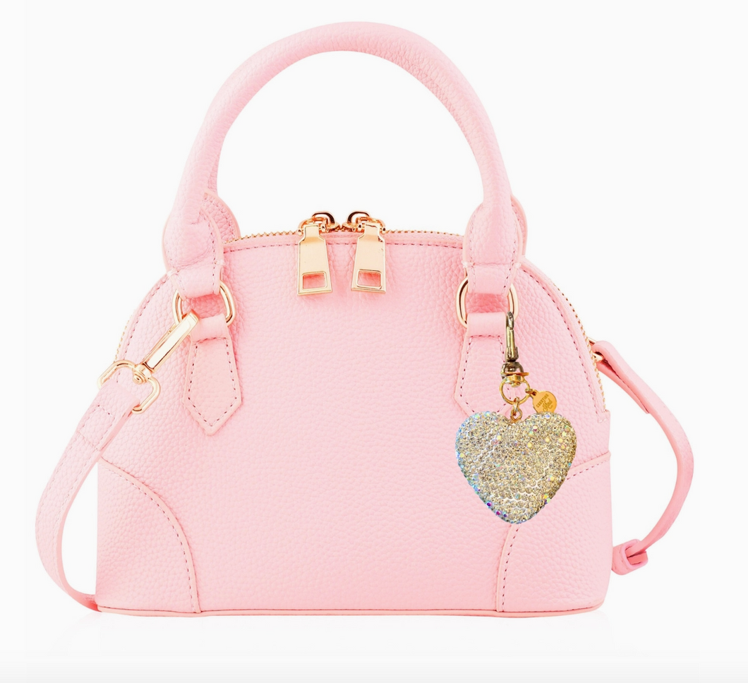 CHARLOTTE PEBBLED PLEATHER PURSE | CHARMING HEART EDITION