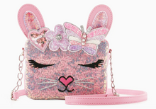 Load image into Gallery viewer, OMG MISS KIKI BUNNY SEQUIN CROSSBODY BAG