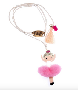 BALLERINA  GRACE PINK  TUTU NECKLACE | LILIES & ROSES