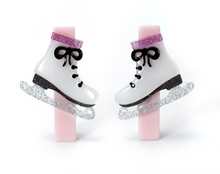 Load image into Gallery viewer, SKATES GLITTER HAIR CLIPS | LILIES &amp; ROSES