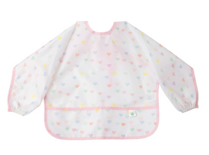 THE COVER EVERYTHING BIB HEARTS | TODDLER SIZE | APPLE OF MY ISLA