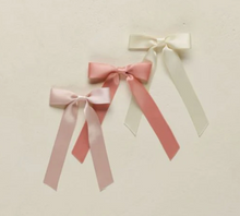 Load image into Gallery viewer, SATIN BOWS IVORY BLUSH | NORALEE