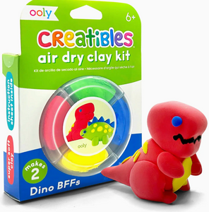 CREATIBLE D.I.Y. AIR DRY CLAY KIT : DINO (Set of 4)