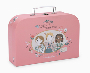 SUITCASE - NEW TEA PARTY METAL SET the PARISIENNES