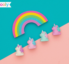 Load image into Gallery viewer, UNIQUE UNICORN SCENTED ERASERS - SET OF 5