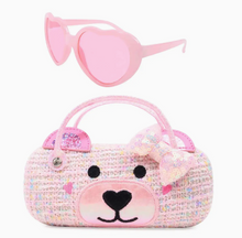 Load image into Gallery viewer, MISS WINNY TEDDY TWEED SUNGLASSES AND CASE