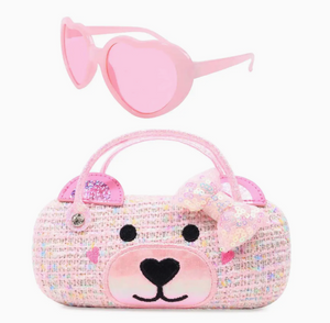 MISS WINNY TEDDY TWEED SUNGLASSES AND CASE