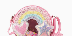 OMG RAINBOW CONFETTI CROSSBODY BAG