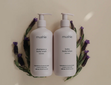 Load image into Gallery viewer, MUSHIE BABY SHAMPOO &amp; BODY WASH LAVENDER