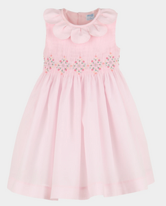 LULI & ME CLASSIC DIAMOND PETAL COLLAR DRESS |  Pink