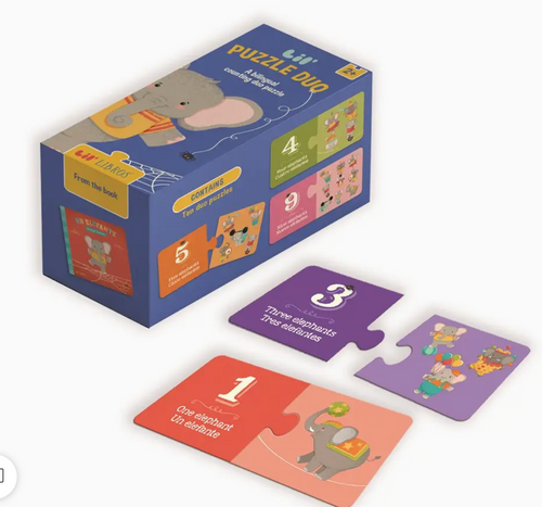 UN ELEFANTE DUO PUZZLE 20 PC | LIL BOOKS
