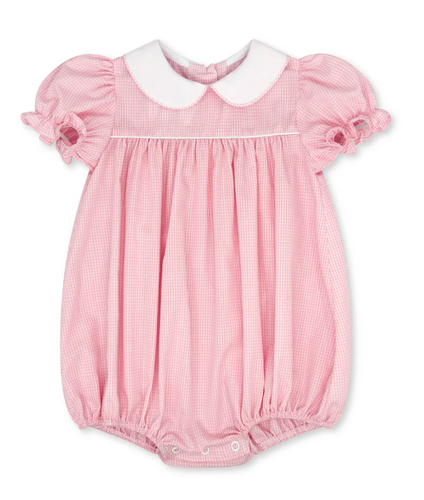 CHARLESTON BUBBLE POLITE - PINK MINI GINGHAM