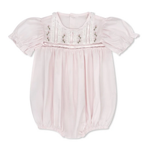 ELIZABETH BUBBLE PINK BATISTE       ONLY AVAILABLE IN SIZE 12 M