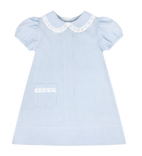 Load image into Gallery viewer, LULLABY SET 1956 POCKET DRESS BARKER BLUE MINI GINGHAM
