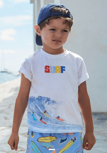 MAYORAL BOY WAVE GRAPHIC T SHIRT                              3046 Blanco