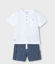 Load image into Gallery viewer, MAYORAL BOY STRIPES SHORT &amp; T SHIRT SET             3603