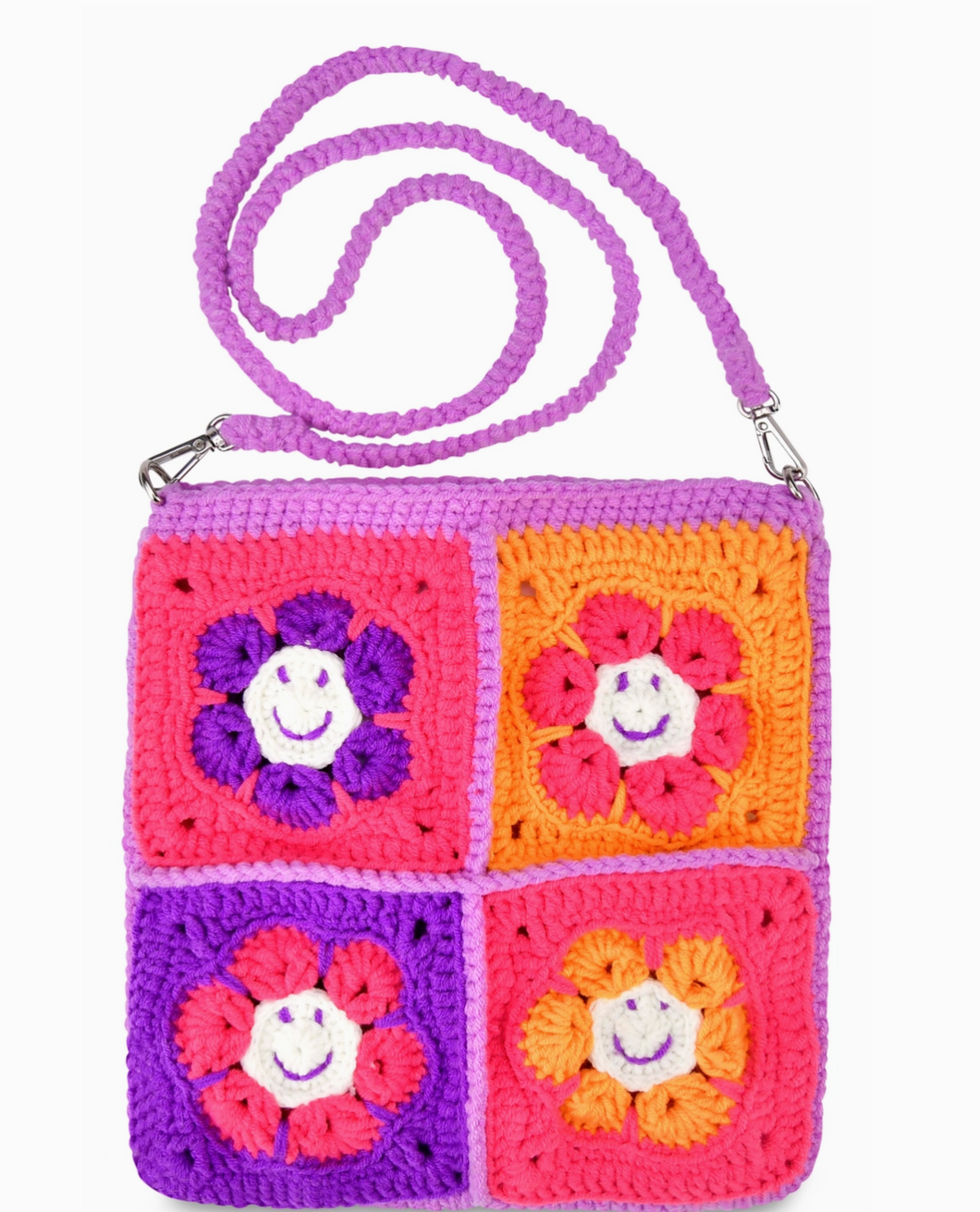 GROOVY SMILES CROCHET BAG | ISCREAM