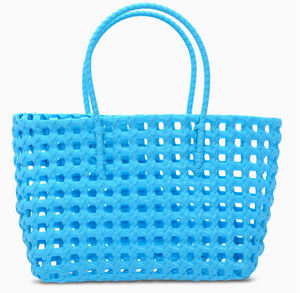 SMALL PINK WOVEN TOTE | MORE COLORS