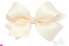 Load image into Gallery viewer, WEE ONES MEDIUM FRENCH SATIN HAIR BOW