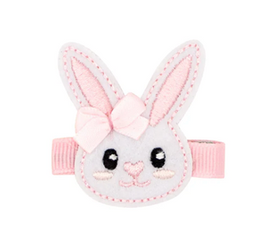 WEE ONES FELT BUNNY FACE HAIRCLIP