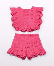 Load image into Gallery viewer, ABEL &amp; LULA EMBROIDERED SHORT SET BABY &amp; TODDLER