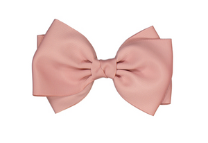 GIRL DOUBLE KNOT HAIRBOW CLIP PINK by ABEL & LULA / MORE COLORS