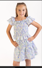 Load image into Gallery viewer, THE CARLA SHIRRED SET FLOWERS by CASERO GIRL &amp; PRETEEN