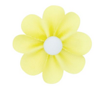 Load image into Gallery viewer, SMALL FLOWER BUTTON CENTER HAIR CLIP
