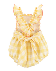 CITRUS BLOOMS VINTAGE OVERALL | SOPHIE & LUCAS | SPRING SALE ONLY SIZE 3 M