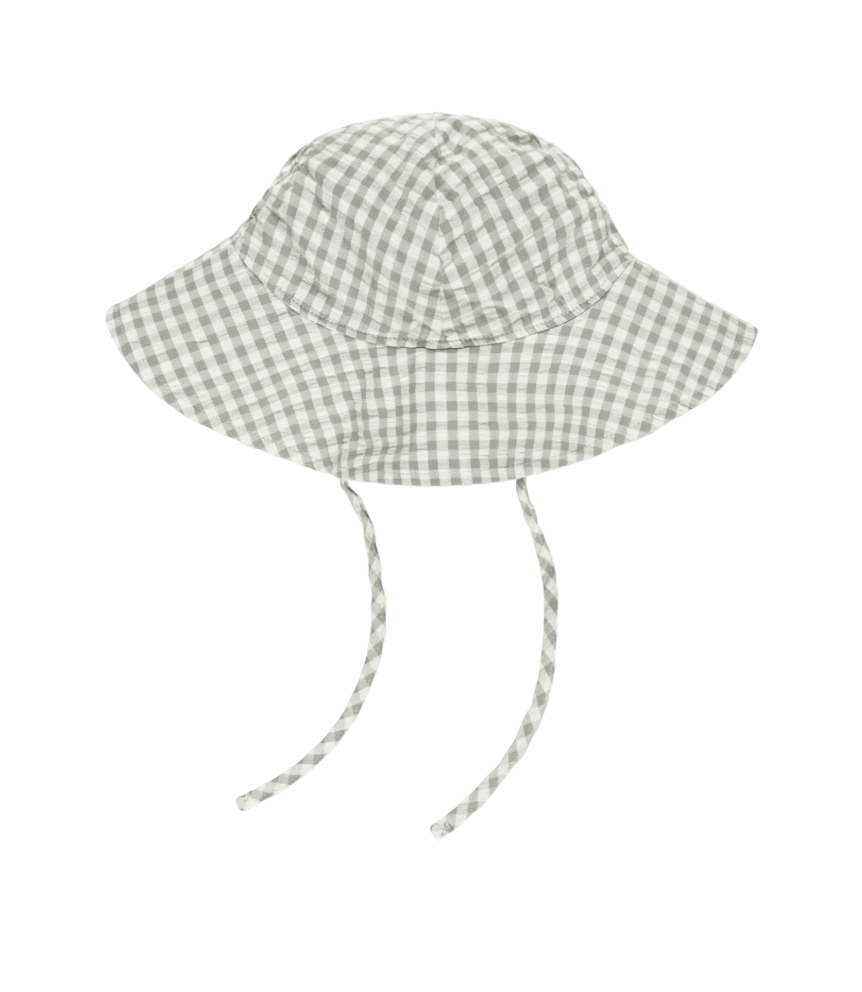 RYLEE & CRU FLOOPY HAT EUCALYPTUS GINGHAM