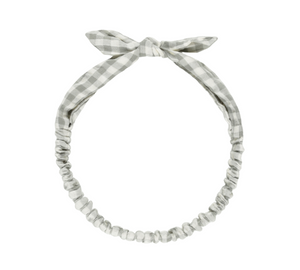 RYLEE & CRU BABY HEADBAND EUCALYPTUS GINGHAM